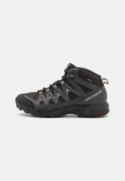 Salomon X Braze Mid Gtx - Hiking Shoes - Black/Phantom/Vintage Khaki