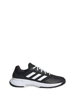 ADIDAS PERFORMANCE Gamecourt - Clay Court Tennis Shoes - Core Black Cloud White Solar Red -Clothing Sale Store 798eba64ad6f41e085b441e2670aff9d