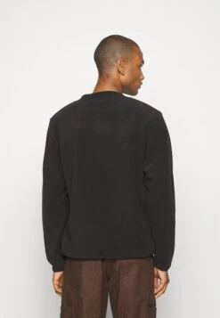 Rains Crew Neck - Fleece Jumper - Black -Clothing Sale Store 79ad9d0192234c3da9725e9b10a37469