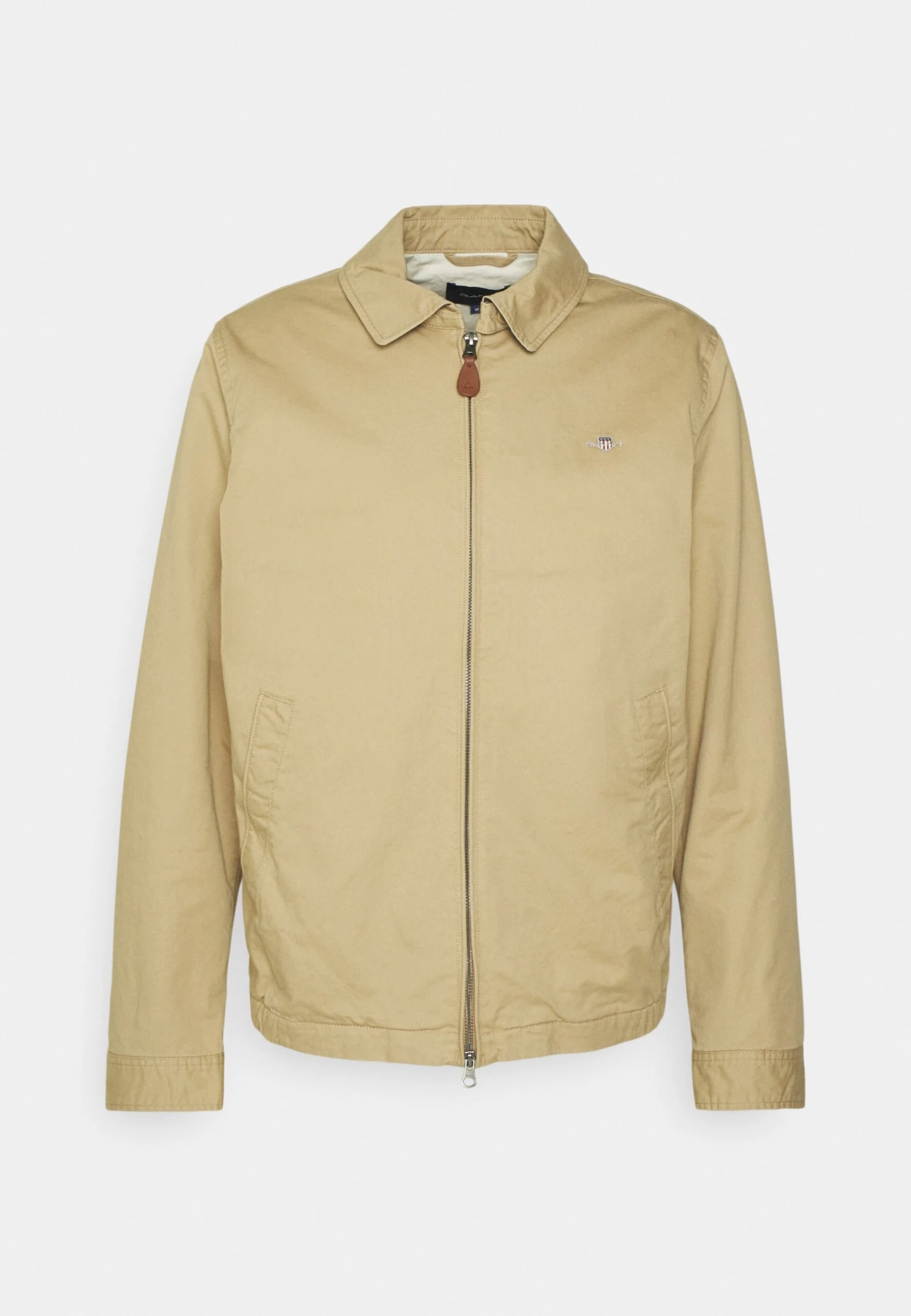 Gant Summer Jacket - Dark Khaki 4 Gant Summer Jacket - Dark Khaki - Image 4