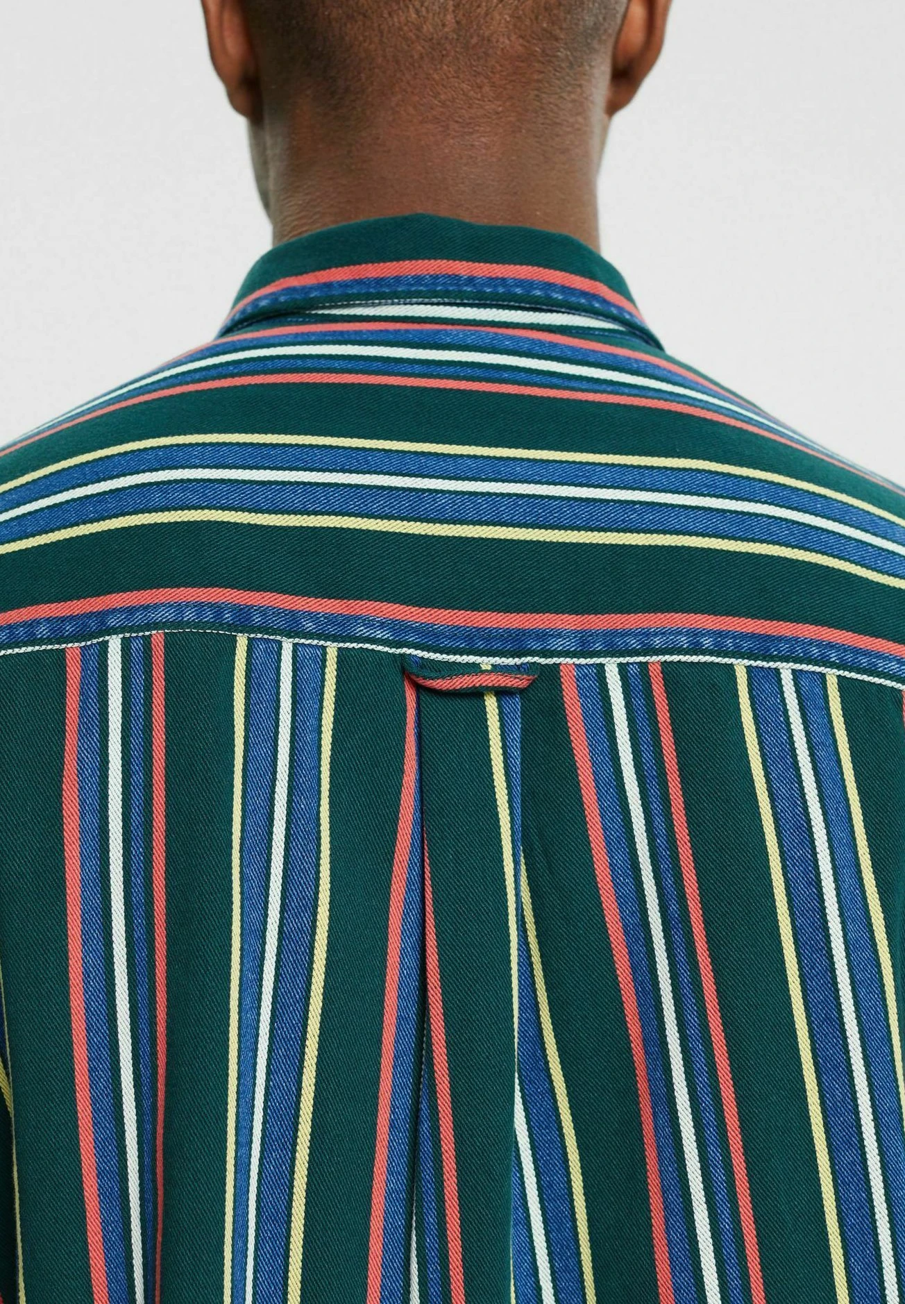 Edc By Esprit Mit Streifen - Shirt - Dark Teal Green 4 Edc By Esprit Mit Streifen - Shirt - Dark Teal Green - Image 4