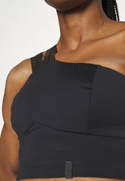 Nebbia Womens High Support Sports Bra Intense Asymmetric - High Support Sports Bra - Black -Clothing Sale Store 82744522c03441ecbbefe73b5942ed22