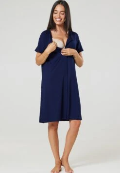 Happy Mama Maternity Breastfeeding 2-Pack - Nightie - Navy Plum With Stars 9 Happy Mama Maternity Breastfeeding 2-Pack - Nightie - Navy Plum With Stars -Clothing Sale Store 876ef6b56bcb4ee3bcc63d6f2a1dd7f2