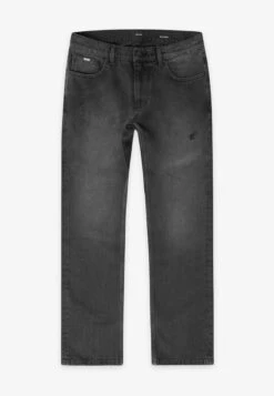 Back Zipped - Bootcut Jeans - Black/Grey -Clothing Sale Store 87c8128186114c00a50175f6d7f0f327