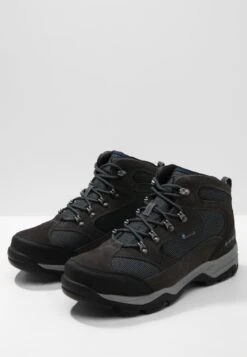 Hi-Tec Storm Wp - Hiking Shoes - Charcoal/Grey/Majolica Blue -Clothing Sale Store 8aa878c3a81d40c6be817ea515fc0347