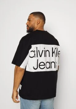 Plus Bold Logo Colorblock Tee - Print T-Shirt - Black 9 Plus Bold Logo Colorblock Tee - Print T-Shirt - Black -Clothing Sale Store 8b4ab1b78288490b95daa3bba3aa305d