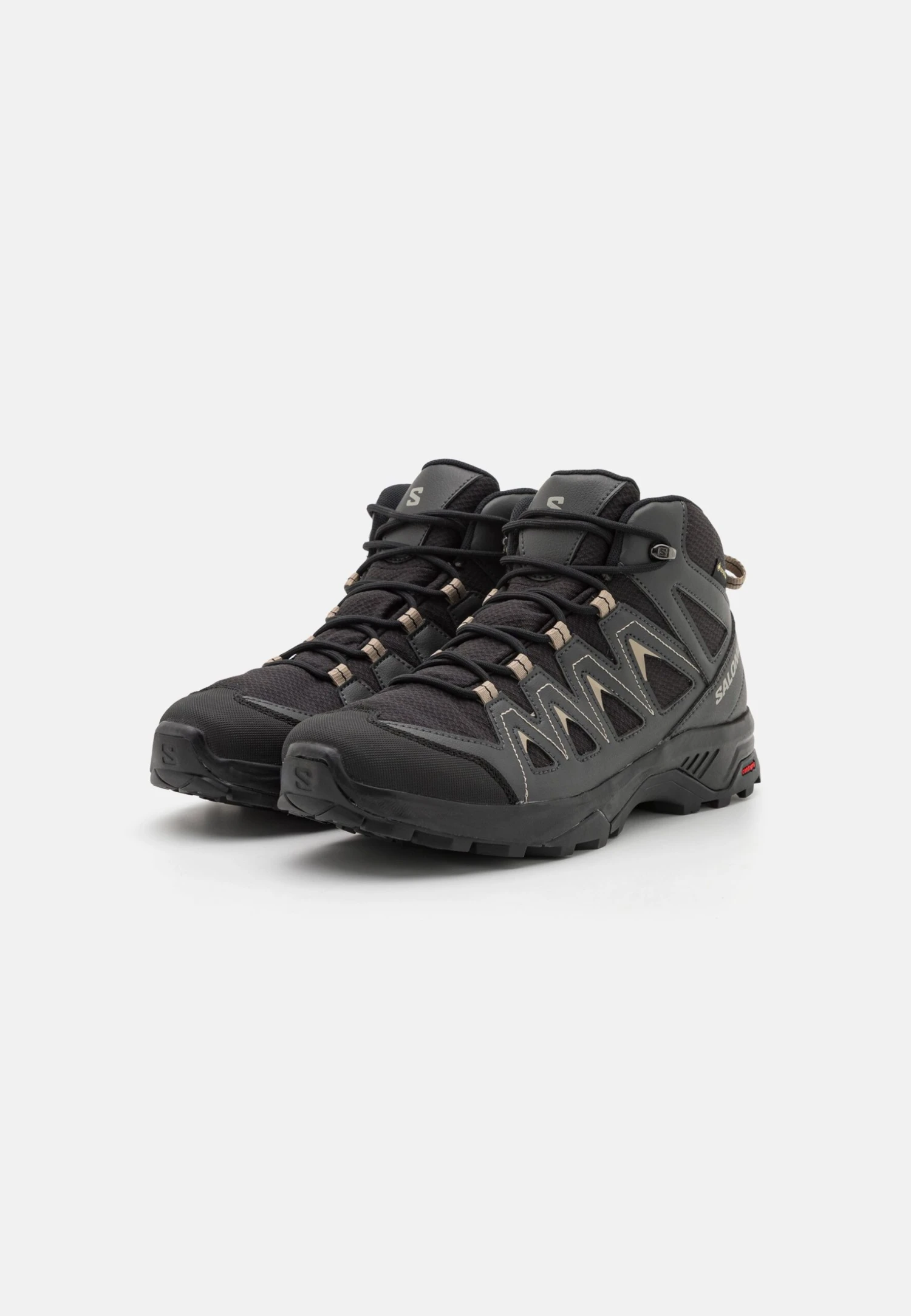 Salomon X Braze Mid Gtx - Hiking Shoes - Black/Phantom/Vintage Khaki 2 Salomon X Braze Mid Gtx - Hiking Shoes - Black/Phantom/Vintage Khaki - Image 2