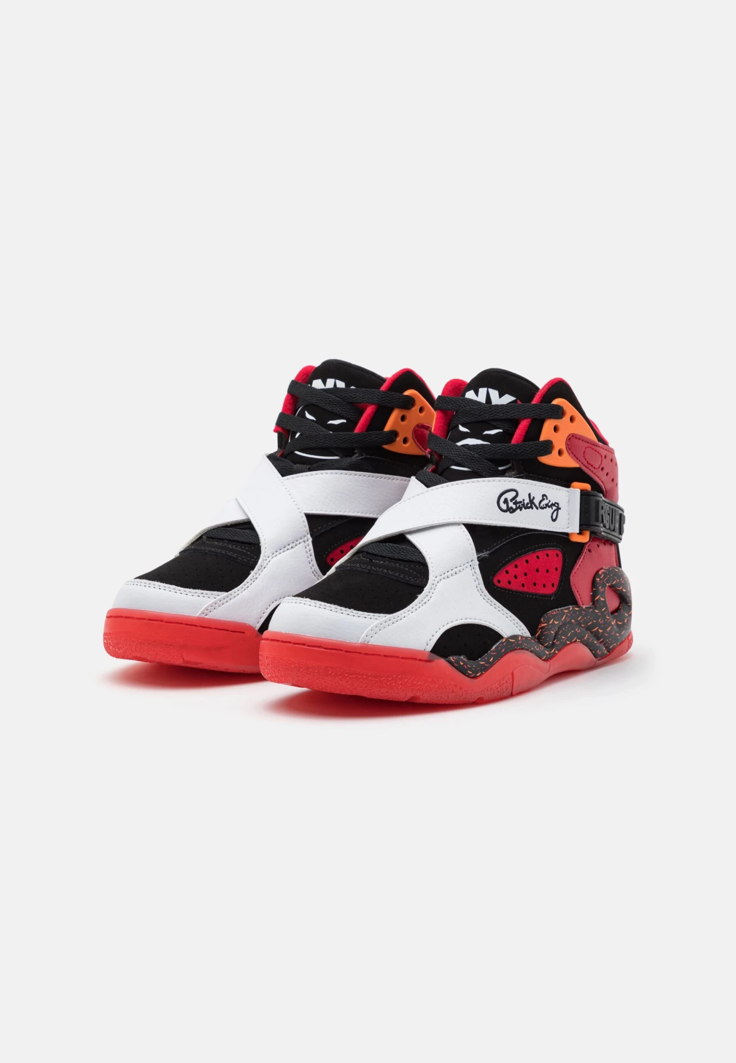 Ewing Rogue X Onyx - High-Top Trainers - Black/White/Chinese Red 2 Ewing Rogue X Onyx - High-Top Trainers - Black/White/Chinese Red - Image 2