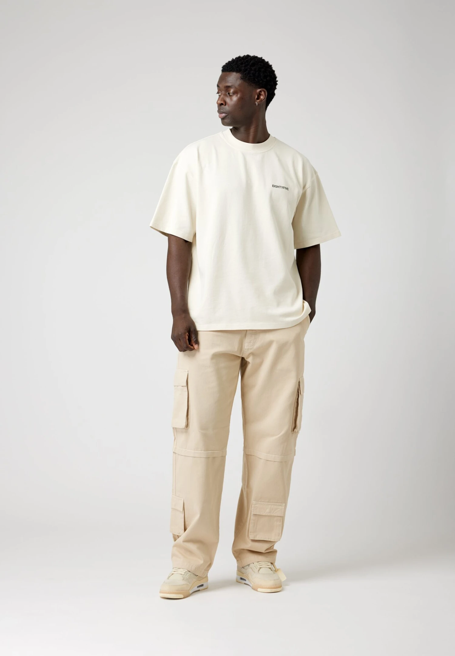 Baggy Pants - Cargo Trousers - Beige 2 Baggy Pants - Cargo Trousers - Beige - Image 2
