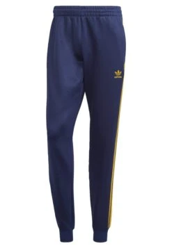 Adidas Originals Adicolor Classics+ Sst - Tracksuit Bottoms - Dark Blue Crew Yellow -Clothing Sale Store 9c9b765cef0541ccb061df0308046669