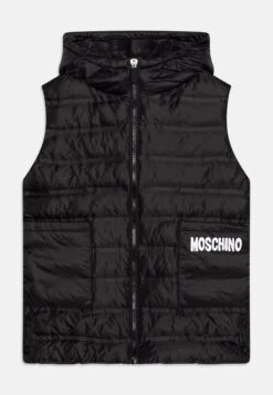MOSCHINO Padded Gilet Unisex - Waistcoat - Black
