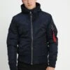 Alpha Industries Hooded - Light Jacket - Rep Blue