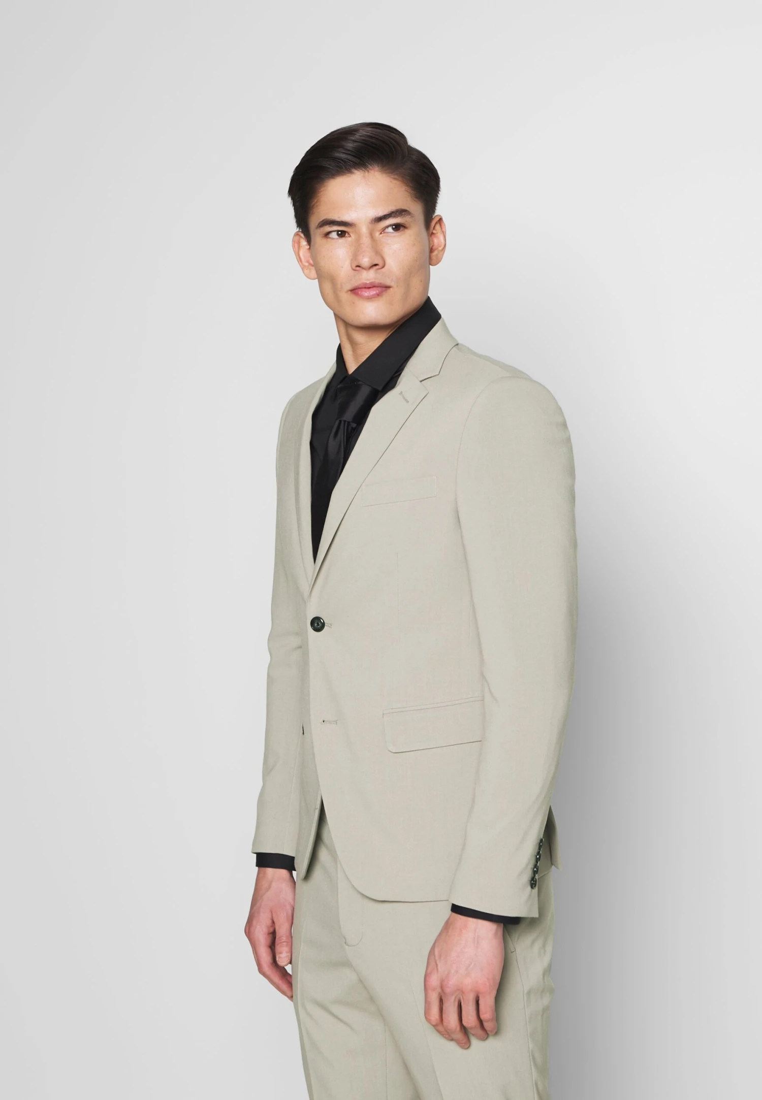 Lindbergh Slim Fit Plain Mens Suit - Suit - Sand 6 Lindbergh Slim Fit Plain Mens Suit - Suit - Sand - Image 6