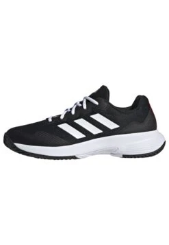 ADIDAS PERFORMANCE Gamecourt - Clay Court Tennis Shoes - Core Black Cloud White Solar Red