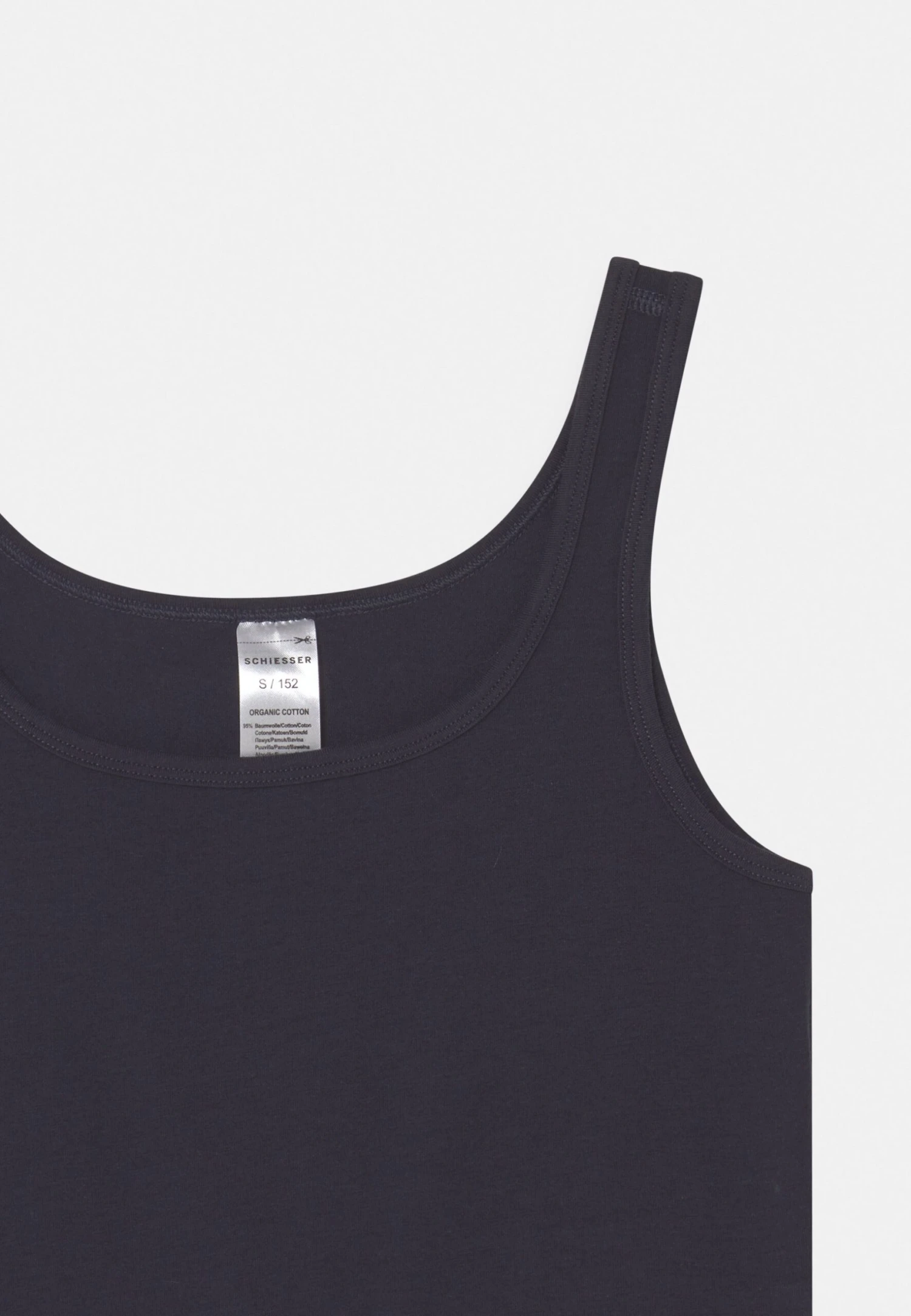 Schiesser 2 Pack - Undershirt - Dark Blue/Beige 4 Schiesser 2 Pack - Undershirt - Dark Blue/Beige - Image 4