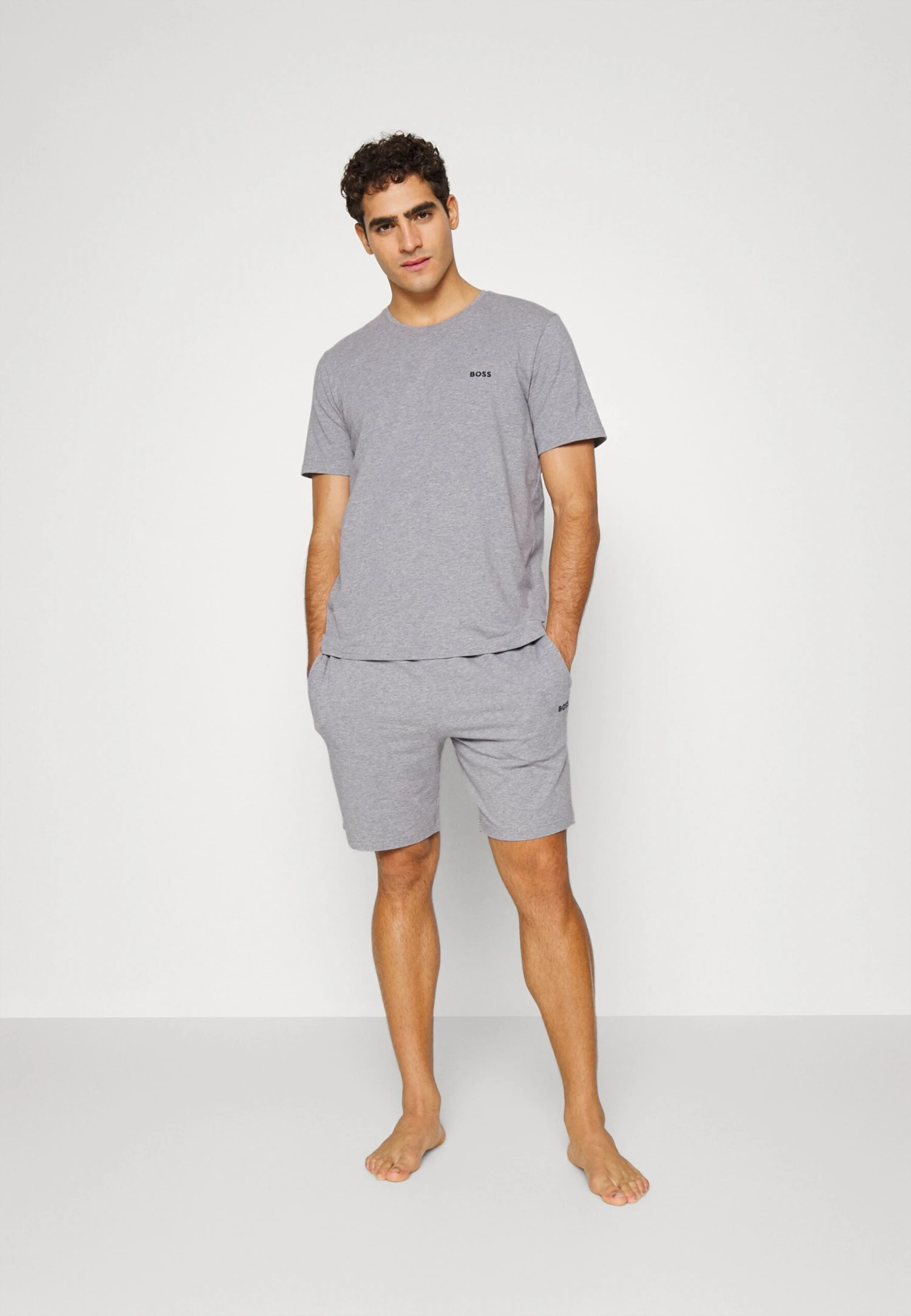 Boss Mix&Match Short Pant - Pyjama Bottoms - Medium Grey 2 Boss Mix&Match Short Pant - Pyjama Bottoms - Medium Grey - Image 2