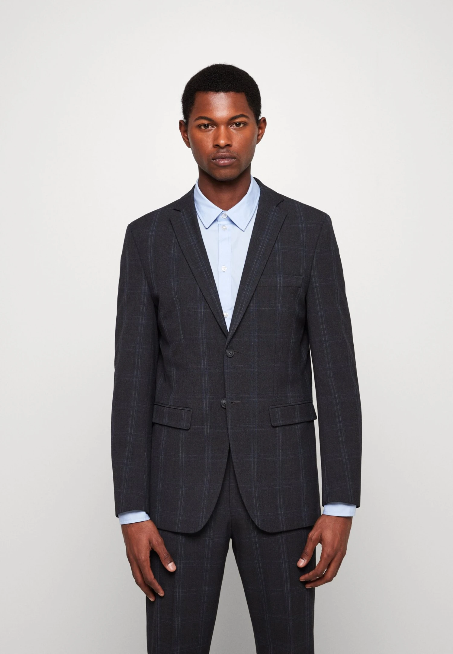 Selected Homme Slhslim Mylologan Single Breasted Set - Suit - Dark Check 3 Selected Homme Slhslim Mylologan Single Breasted Set - Suit - Dark Check - Image 3