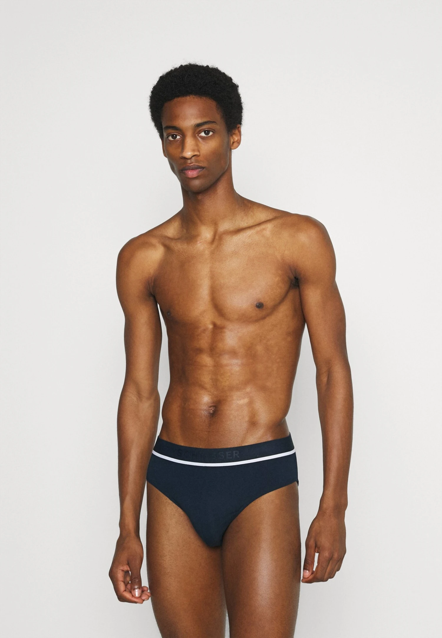 Schiesser 3Pack Slips Organic Cotton - 95/5 - Briefs - Blue/Black/Grey 3 Schiesser 3Pack Slips Organic Cotton - 95/5 - Briefs - Blue/Black/Grey - Image 3