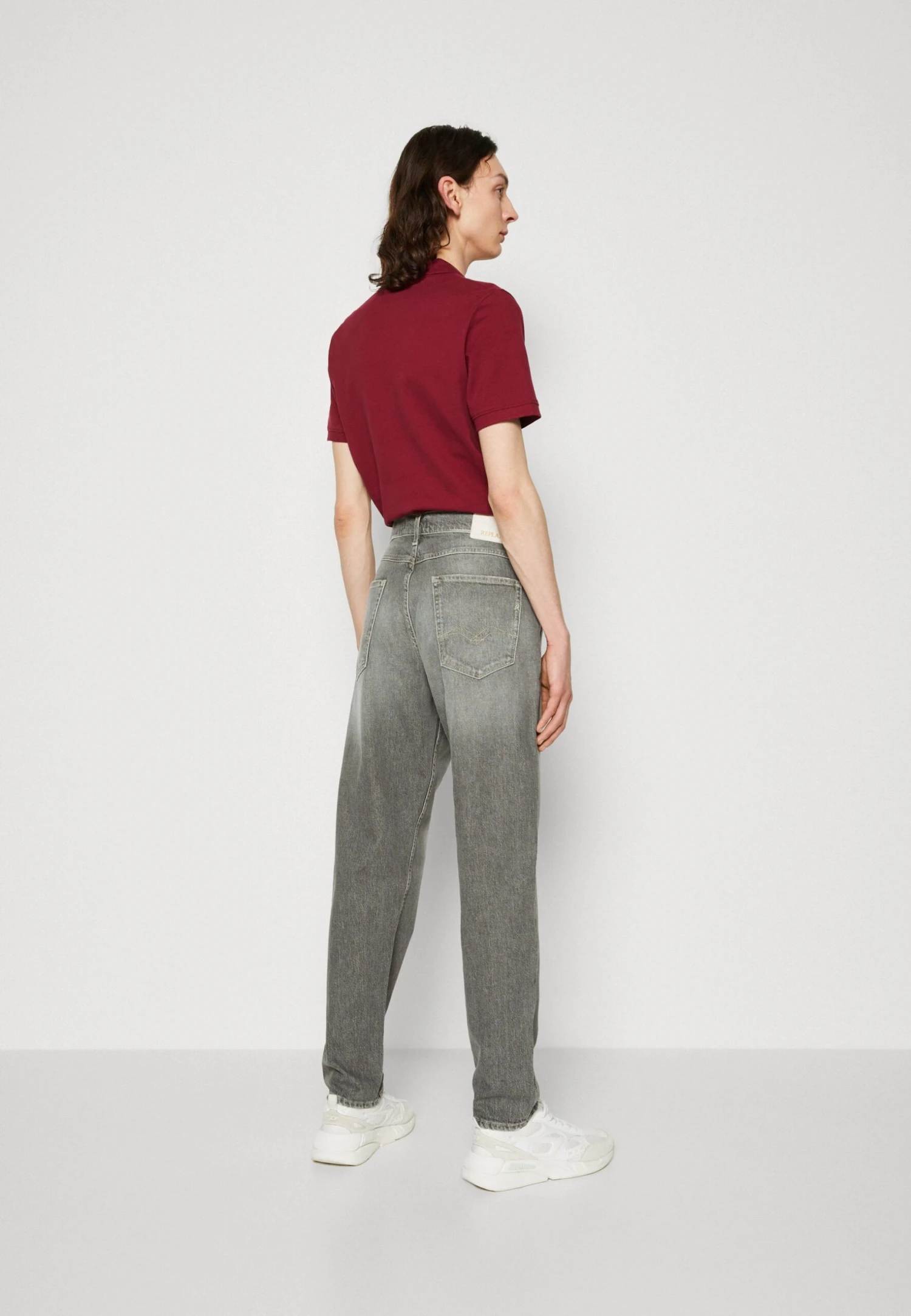 Replay Sandot - Relaxed Fit Jeans - Forest Grey Delavè 3 Replay Sandot - Relaxed Fit Jeans - Forest Grey Delavè - Image 3