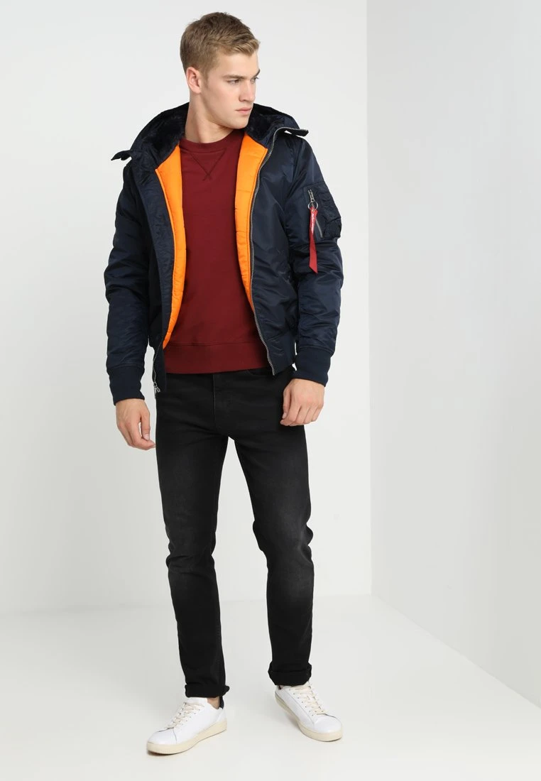 Alpha Industries Hooded - Light Jacket - Rep Blue 2 Alpha Industries Hooded - Light Jacket - Rep Blue - Image 2
