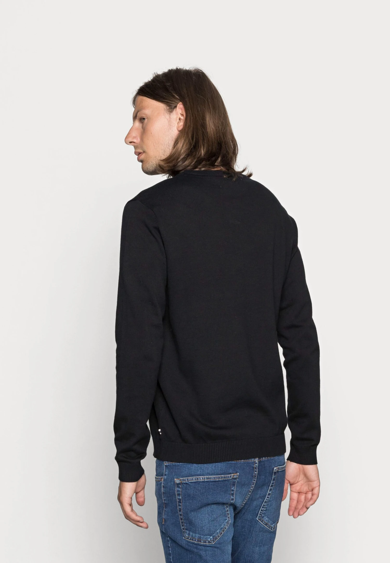 Jack & Jones Ebasic Crew Neck Noos - Jumper - Black 3 Jack & Jones Ebasic Crew Neck Noos - Jumper - Black - Image 3