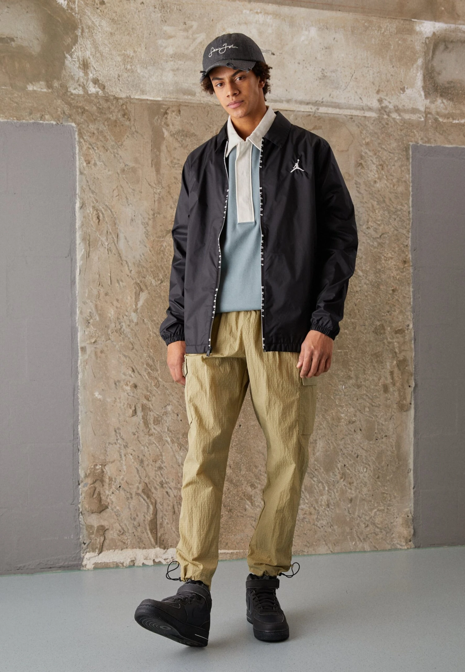 Jordan Jacket - Summer Jacket - Black/White 2 Jordan Jacket - Summer Jacket - Black/White - Image 2