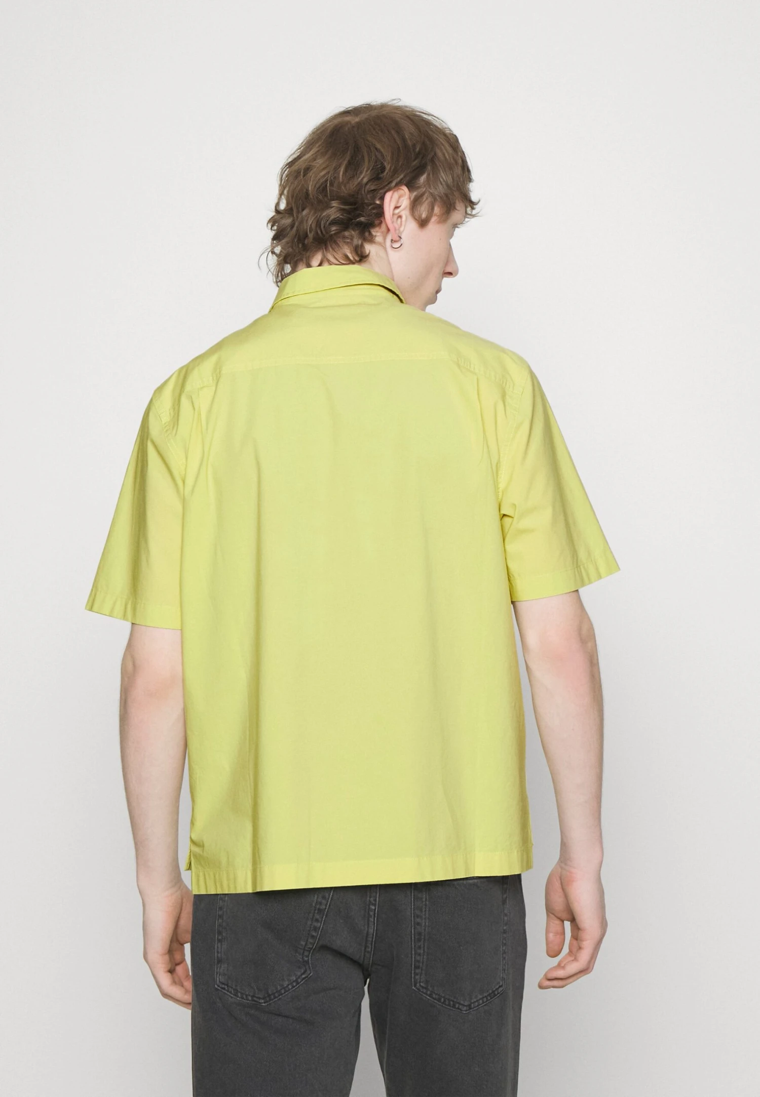 Calvin Klein Jeans Stretch Poplin- Shirt - Yellow Sand 3 Calvin Klein Jeans Stretch Poplin- Shirt - Yellow Sand - Image 3