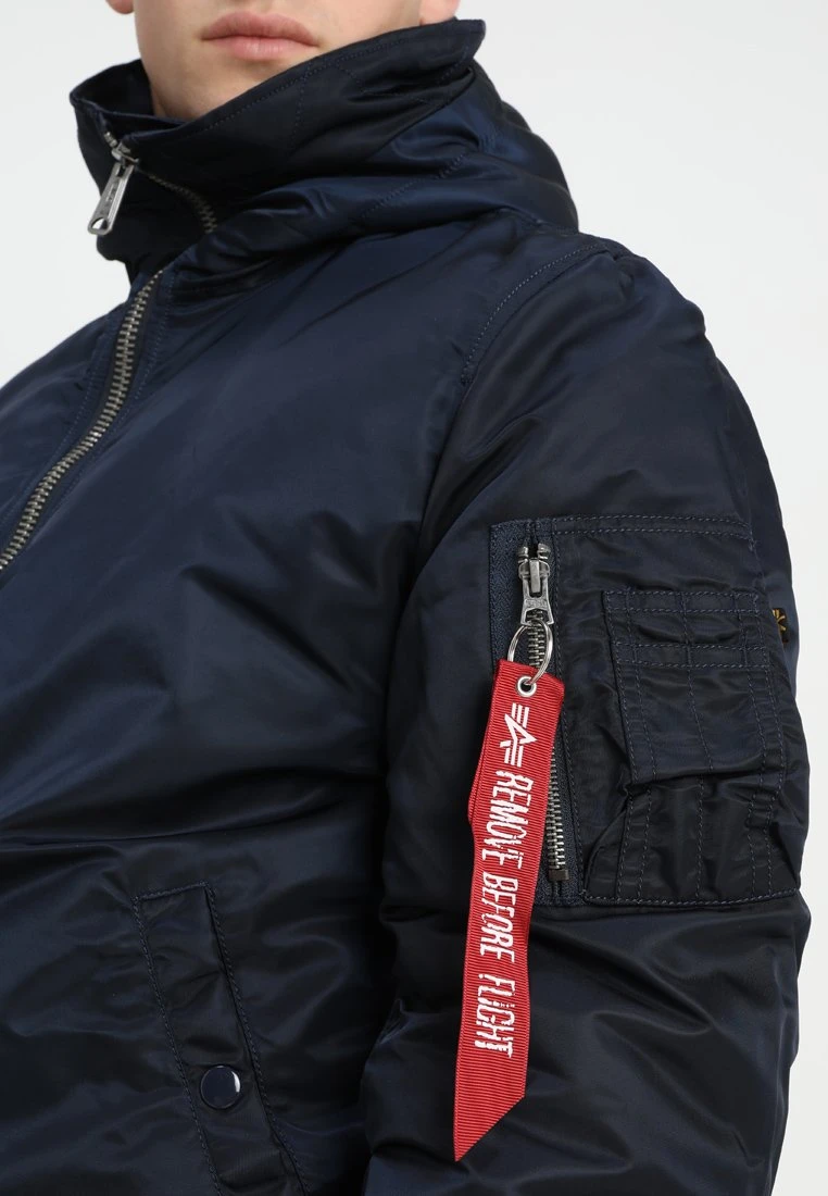 Alpha Industries Hooded - Light Jacket - Rep Blue 6 Alpha Industries Hooded - Light Jacket - Rep Blue - Image 6