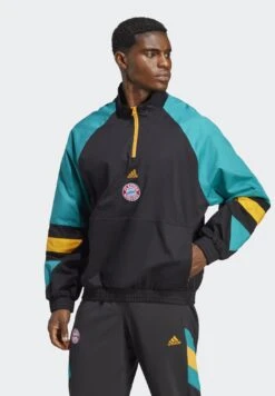 ADIDAS PERFORMANCE Bayern München Icon - Sweatshirt - Black/Eqt Green
