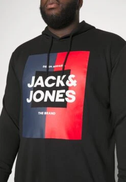 Jack & Jones Jjoscar Hood- Hoodie - Black -Clothing Sale Store c4947a00397a4ac8842a4219c4874d9b
