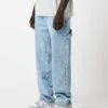 Baggy With Loop - Relaxed Fit Jeans - Vintage Blue