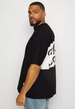 Plus Bold Logo Colorblock Tee - Print T-Shirt - Black 10 Plus Bold Logo Colorblock Tee - Print T-Shirt - Black -Clothing Sale Store c7e9accf5c3045d2bea416bf29e40cef