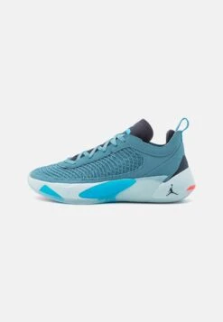 Jordan Luka - Basketball Shoes - Noise Aqua/Blue Lightning/Dark Obsidian
