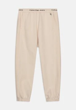 Calvin Klein Jeans Intarsia Unisex - Tracksuit Bottoms - Whitecap Gray