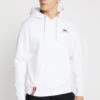 Alpha Industries Basic Hoody Small Logo - Hoodie - White