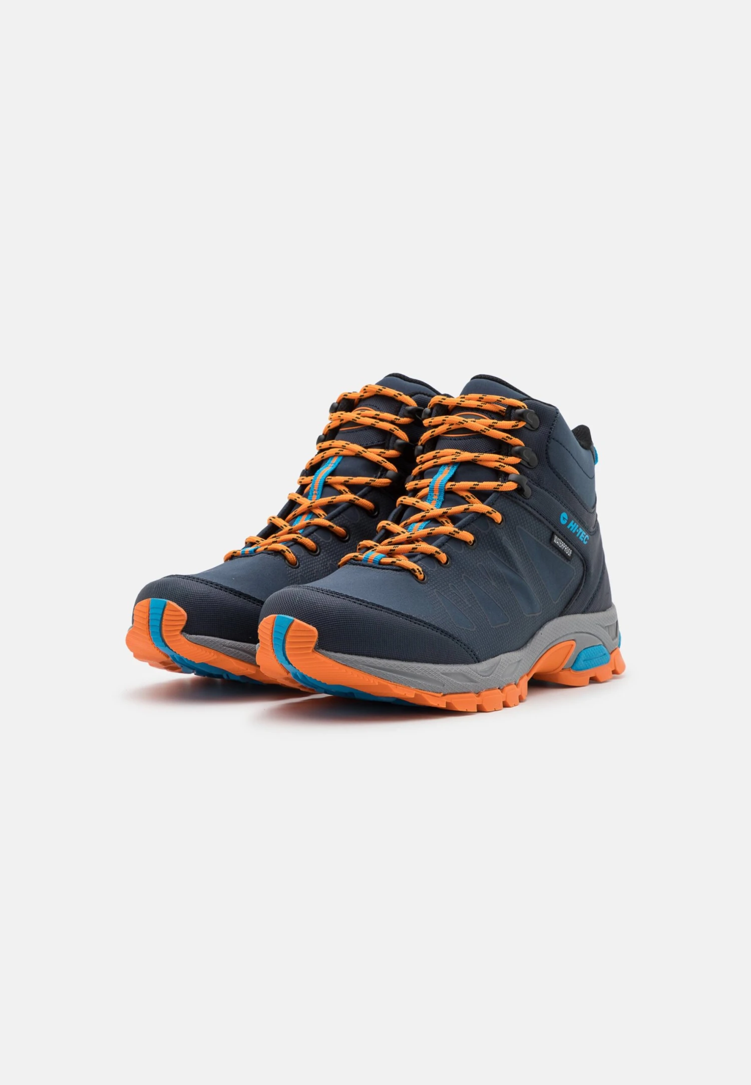 Hi-Tec Raven Mid Wp - Hiking Shoes - Light Navy/Navy/Orange/Sapphire 2 Hi-Tec Raven Mid Wp - Hiking Shoes - Light Navy/Navy/Orange/Sapphire - Image 2