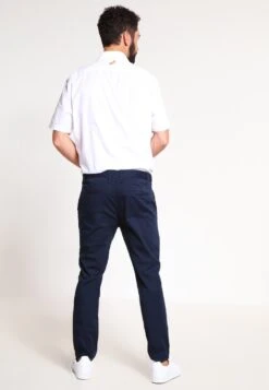 Pier One Chinos - Dark Blue -Clothing Sale Store d781d37eda76425a93e9a0a3b37f56fe