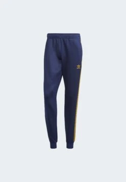 Adidas Originals Adicolor Classics+ Sst - Tracksuit Bottoms - Dark Blue Crew Yellow -Clothing Sale Store d82d4d09520b4613b30163026faae28c