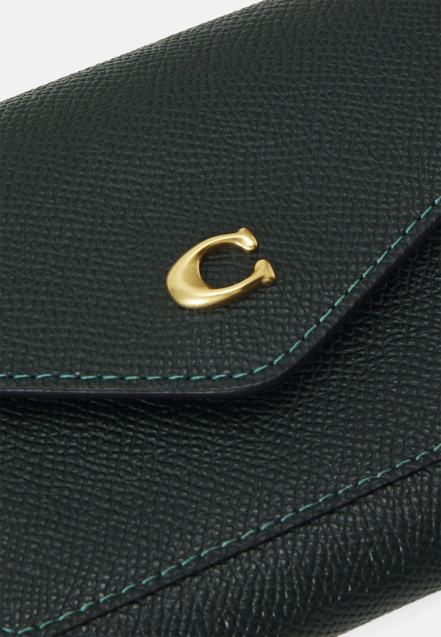 Coach Crossgrain Small Wallet - Wallet - Amazon Green 4 Coach Crossgrain Small Wallet - Wallet - Amazon Green - Image 4