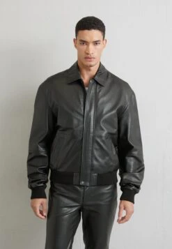 Oversized - Bomber Jacket - Black