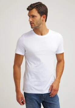 Pier One 2 Pack - Basic T-Shirt - White/Black -Clothing Sale Store db5a52b513bc4cb5ade3596d469995e6