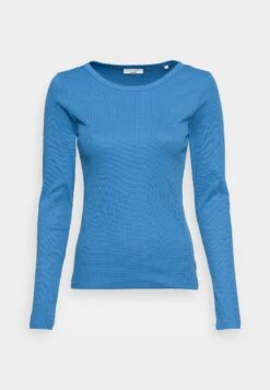 Marc O'Polo DENIM RoundneckPlaced Print - Long Sleeved Top - Blue Steel -Clothing Sale Store dd40a9518bad455b8d4668ff0ad91ee8