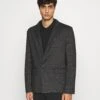 BRAVE SOUL Mjk Rockblaze - Blazer Jacket - Dark Grey