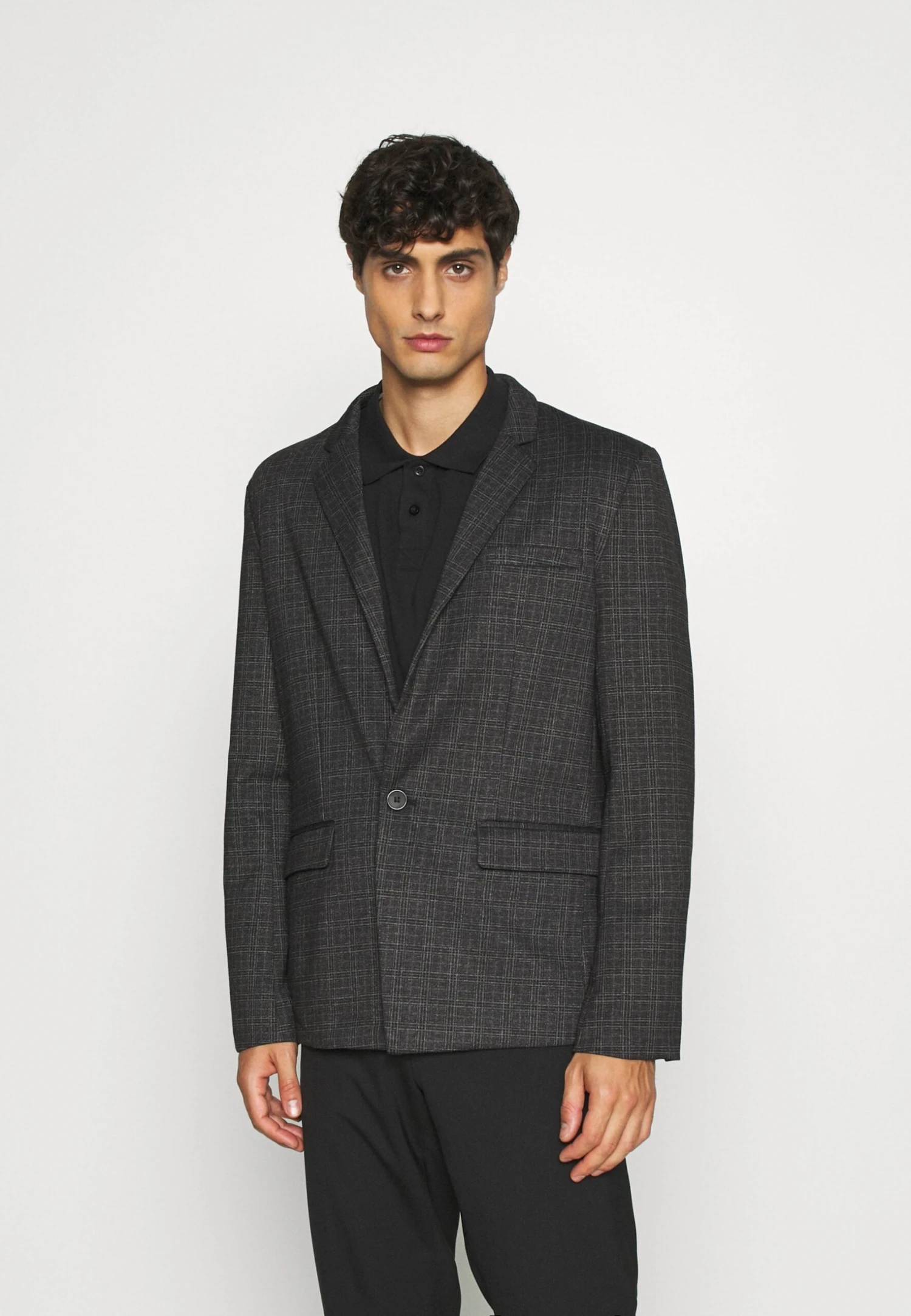 BRAVE SOUL Mjk Rockblaze - Blazer Jacket - Dark Grey 1 BRAVE SOUL Mjk Rockblaze - Blazer Jacket - Dark Grey