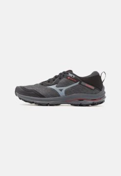 Mizuno Wave Rider Gtx - Trail Running Shoes - Iron Gate/Oyster Mushroom/Bittersweet