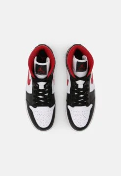 Air Jordan 1 Mid - High-Top Trainers - White/Gym Red/Black -Clothing Sale Store e2c840becb5c4fc38e3077caf9604cf4