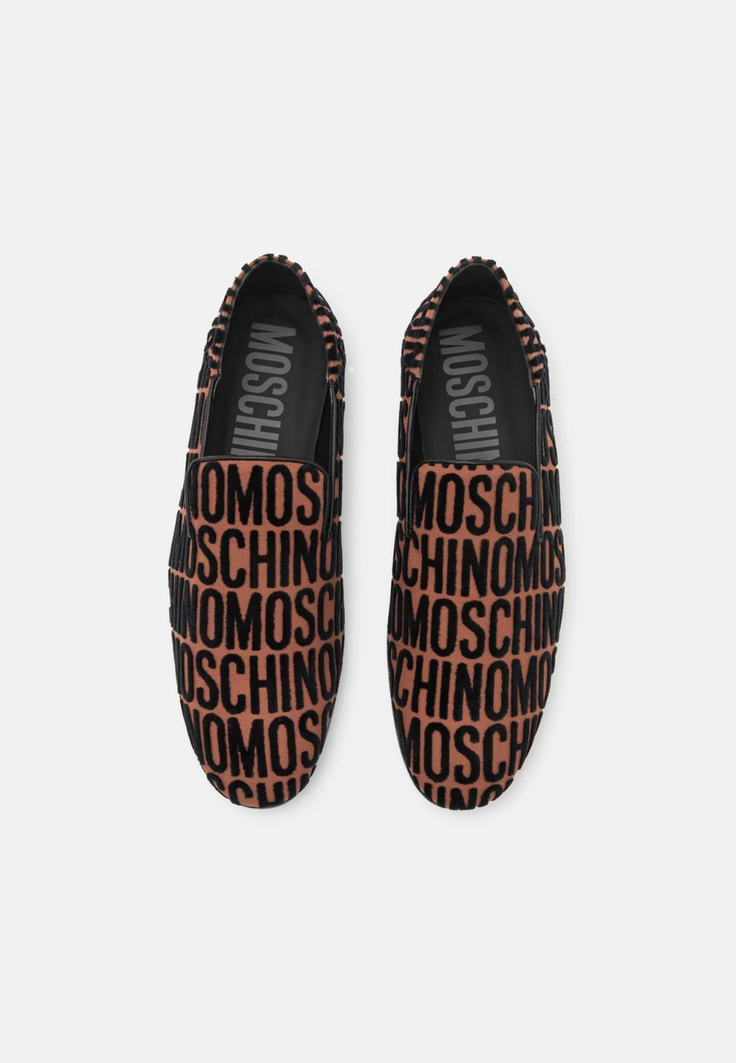 MOSCHINO Logo - Slip-Ons - Black 4 MOSCHINO Logo - Slip-Ons - Black - Image 4