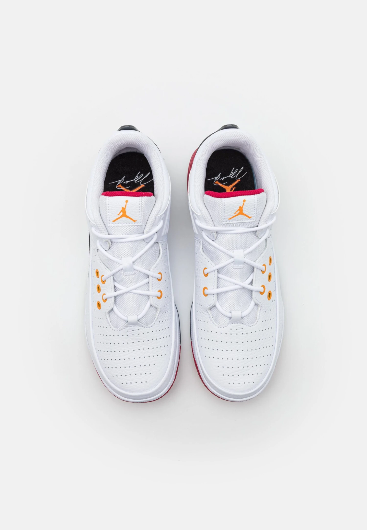Jordan Max Aura 5 - High-Top Trainers - White/Vivid Orange/Cardinal Red/Light Graphite 4 Jordan Max Aura 5 - High-Top Trainers - White/Vivid Orange/Cardinal Red/Light Graphite - Image 4