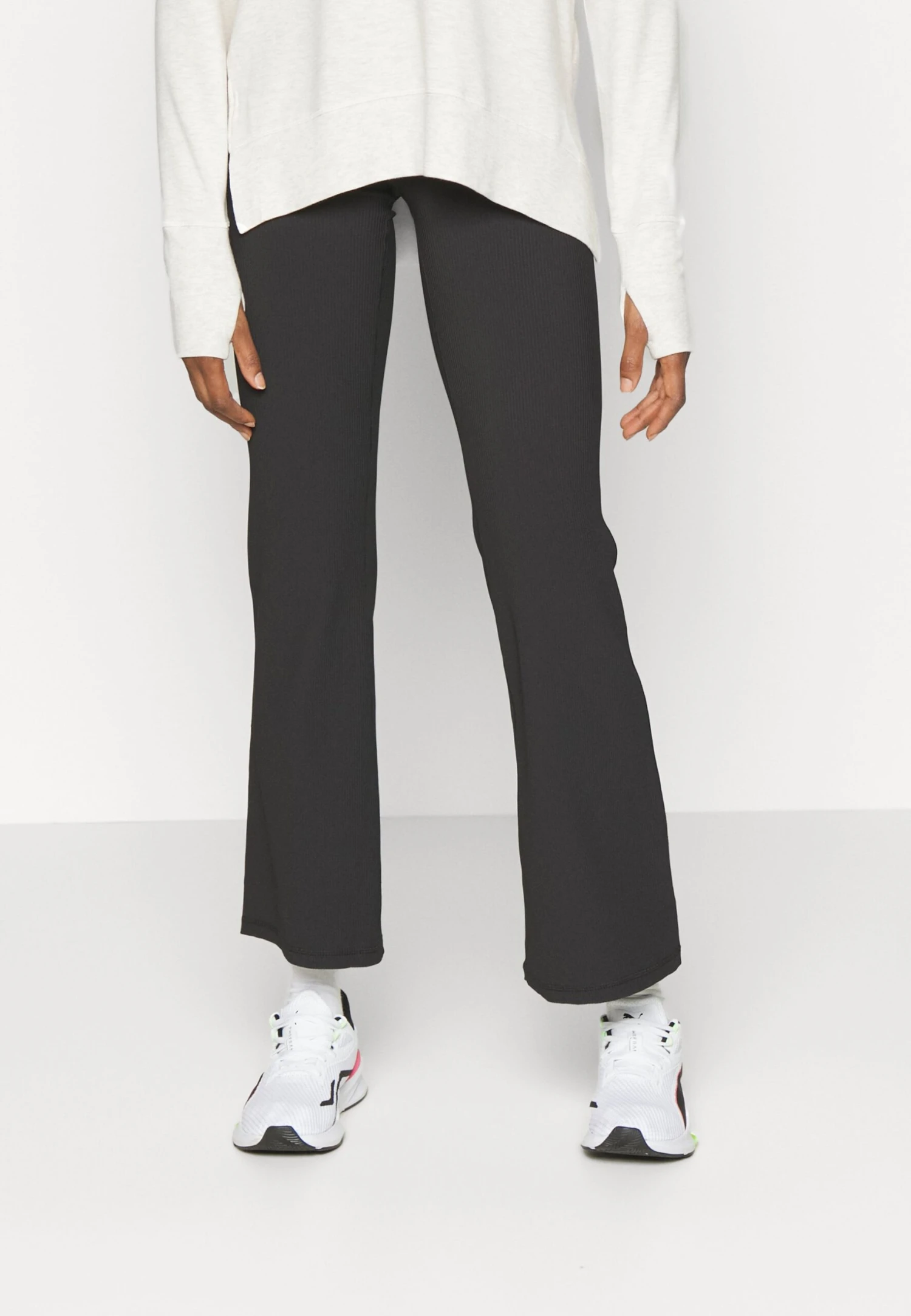 Athleta Salutation Stash Flare - Tracksuit Bottoms - Black 1 Athleta Salutation Stash Flare - Tracksuit Bottoms - Black