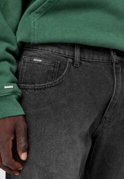 Back Zipped - Bootcut Jeans - Black/Grey -Clothing Sale Store e60950720dda49549f12a27edcc6c18e